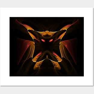 Dark Mothman Posters and Art